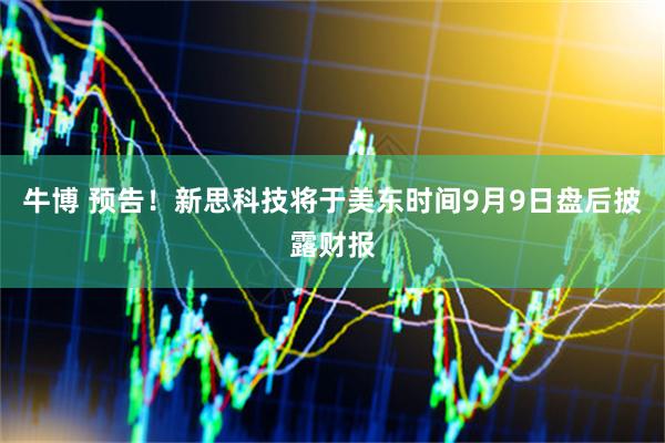 牛博 预告！新思科技将于美东时间9月9日盘后披露财报